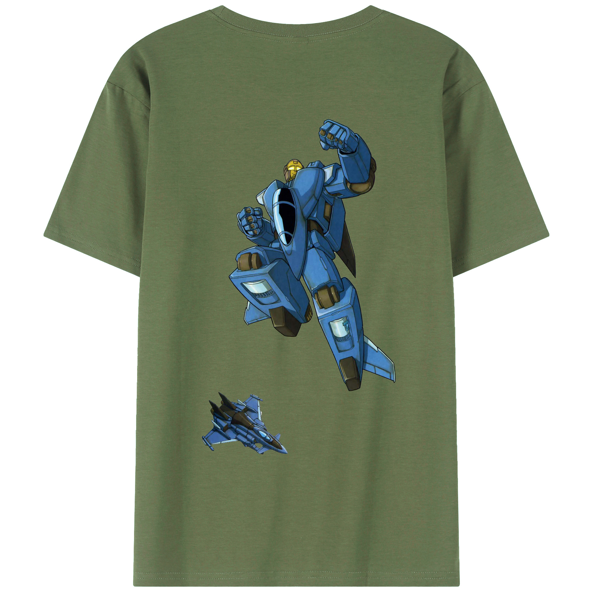 （画像用）  綿100％ メンズ半袖Tシャツ（バックプリント） 通気性